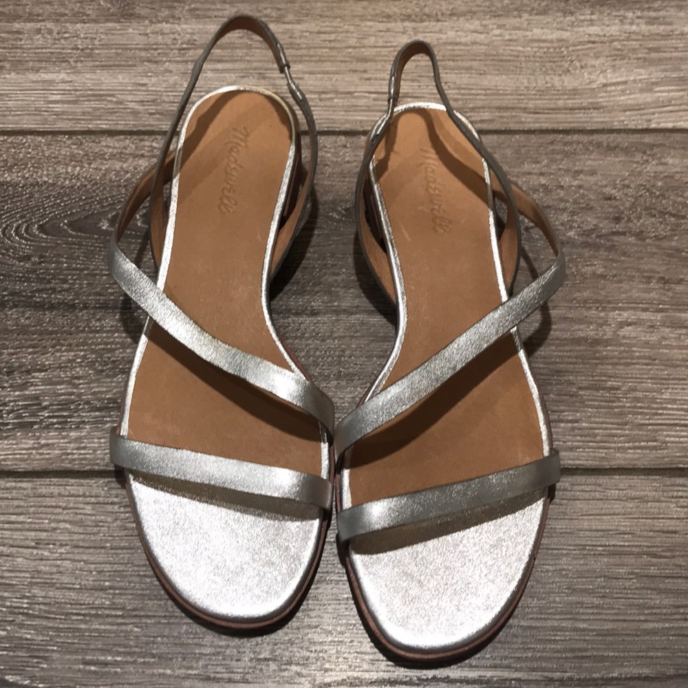 New! Madewell metalic sandals